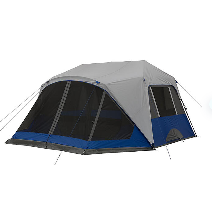Member's Mark 9-Person Instant Cabin Tent with Screen Room, 2-Minutes Easy Setup