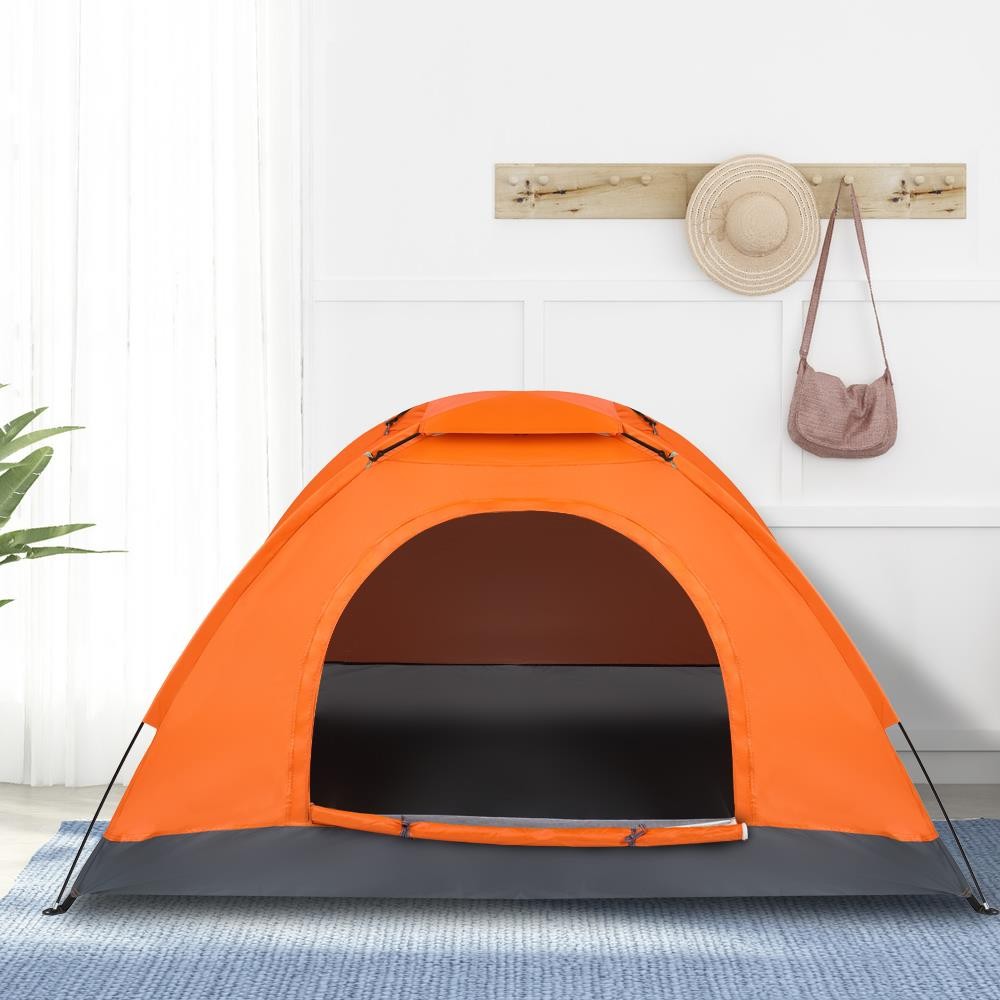 Waterproof 1 Person Hiking Camping Hydraulic Automatic Instant Pop Up Tent Bed